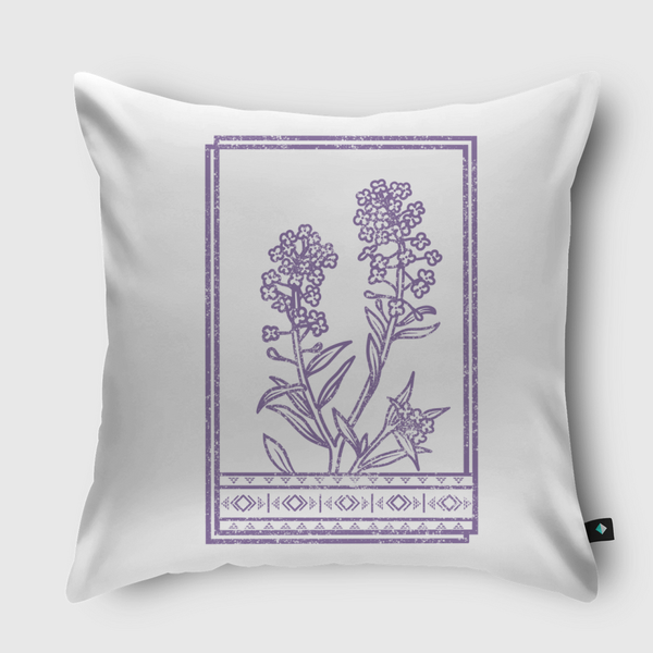 خــــــزامــــــى Throw Pillow