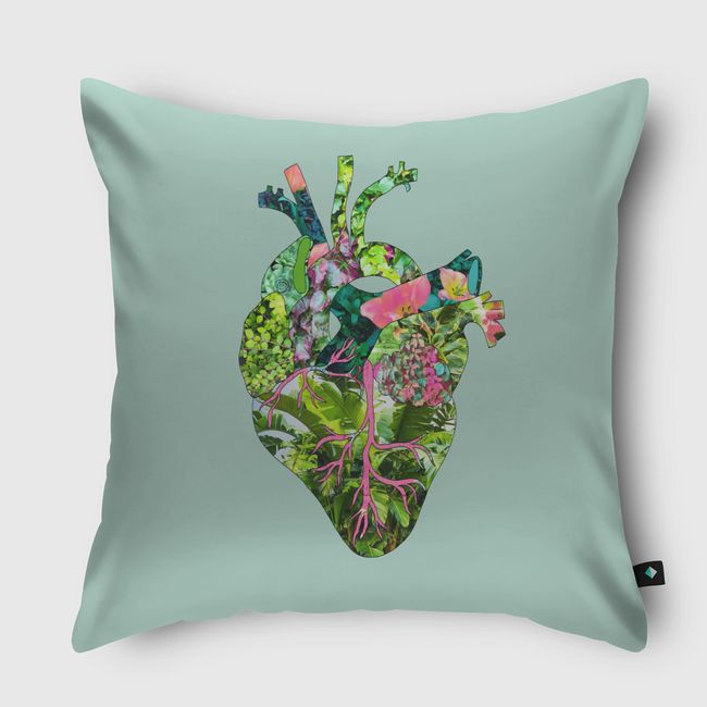 My Botanical Heart - Throw Pillow