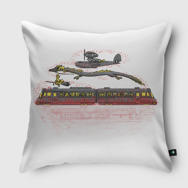 Spirited Adventures Throw Pillow