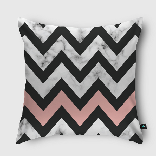 Marble geometry Throw Pillow