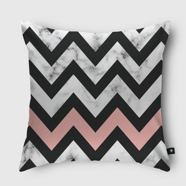 Marble geometry - Throw Pillow