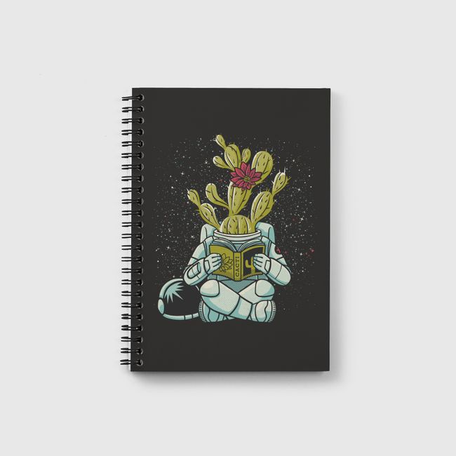 Astronaut Cactus Succulent - Notebook