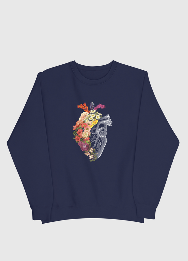 Flower Heart Spring Men Sweatshirt