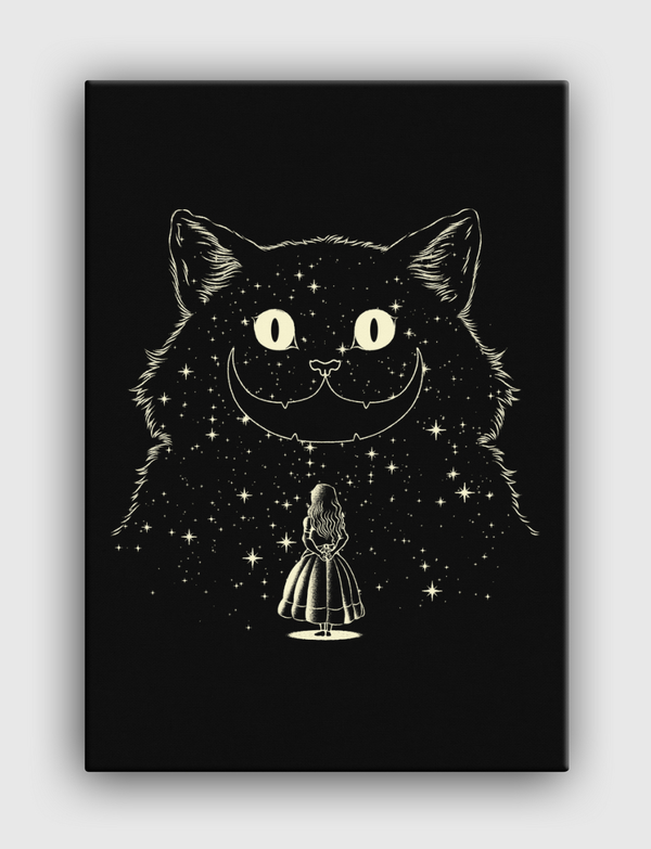 Alice Star Night Cat Canvas