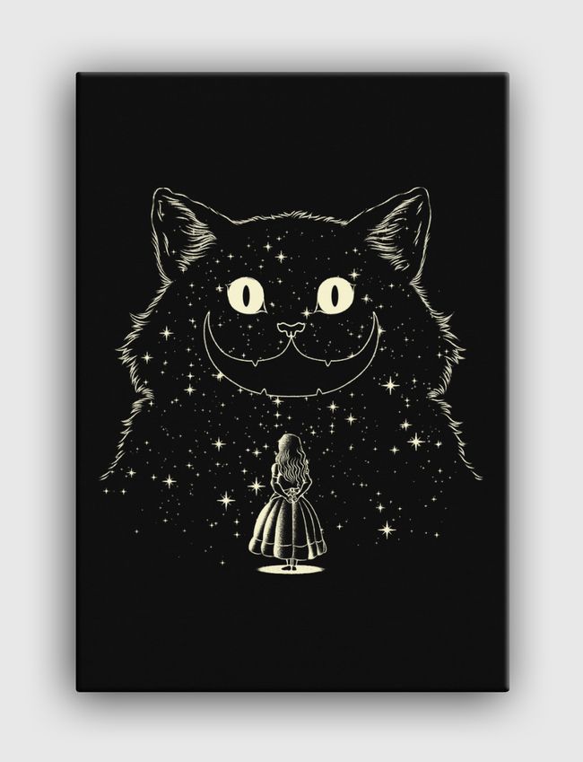 Alice Star Night Cat - Canvas