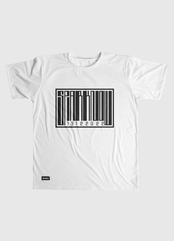 Spark Barcode Men Graphic T-Shirt