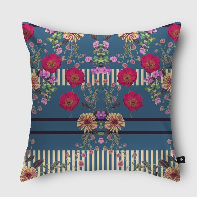 Flower Power 01 - Throw Pillow