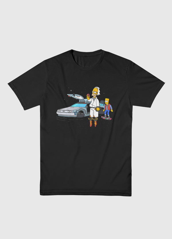 Back to the Future Space Men Basic T-Shirt