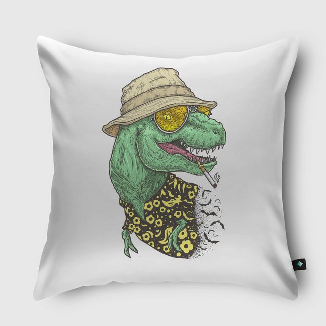 T-rex Duke - Throw Pillow