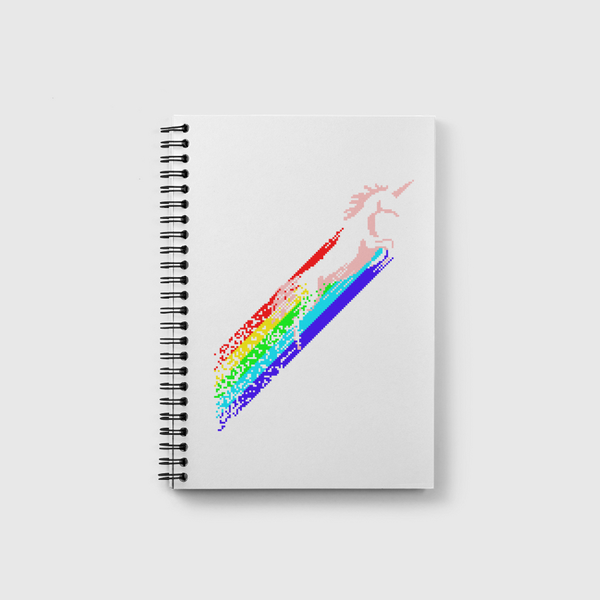 Pixel unicorn Notebook