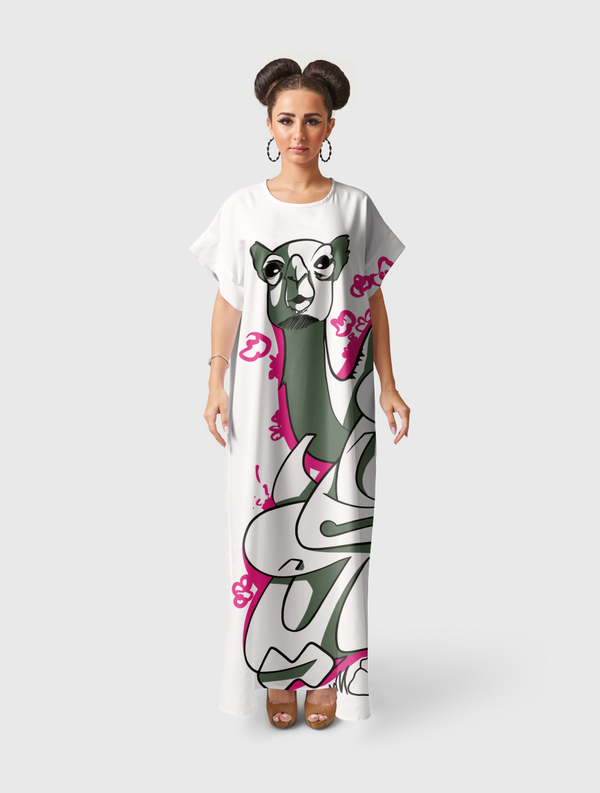 Saudi Tshirt Short Sleeve Dress