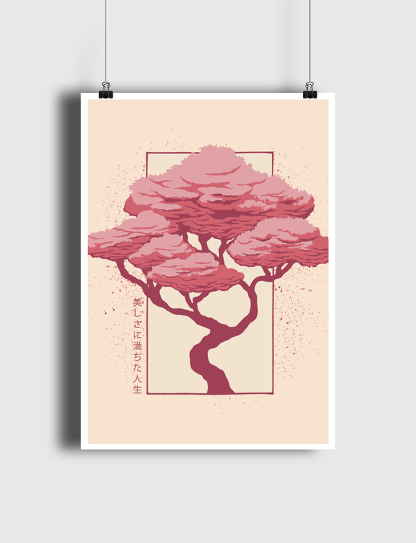 Sakura Blossom Pink Poster