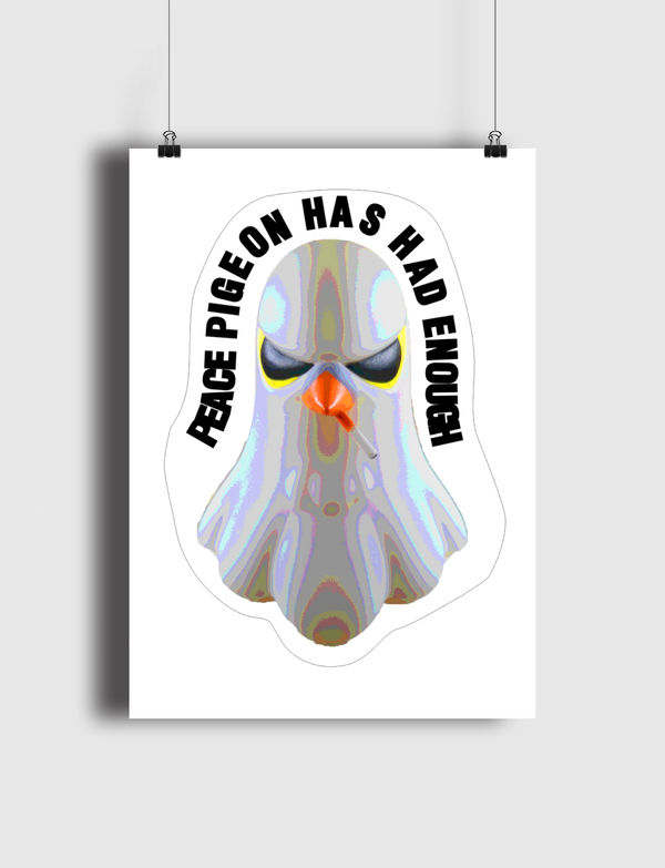 PEACE PIGEON ART TOY Poster