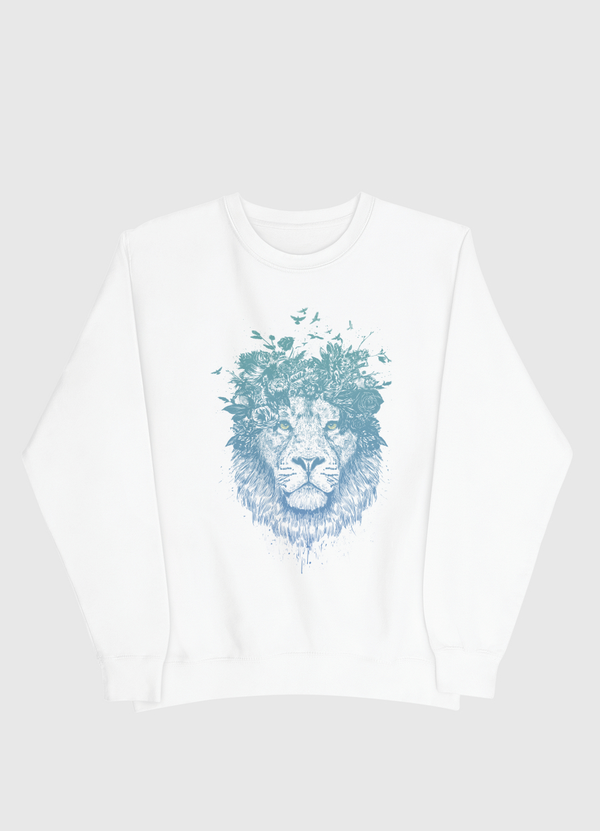 Floral lion Men Sweatshirt