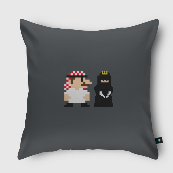 Mario & Princess | II Throw Pillow