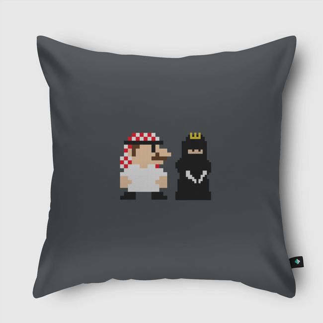 Mario & Princess | II - Throw Pillow