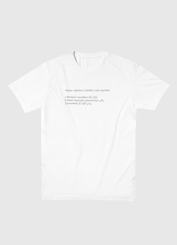 Perfect  Men Basic T-Shirt