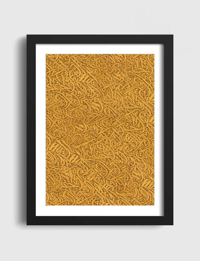 CALLIGRAPHY ARABIC GOLD - Artframe