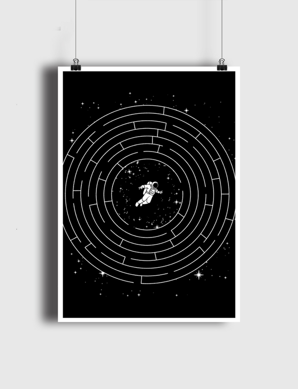 Astronaut Maze Adventure Poster