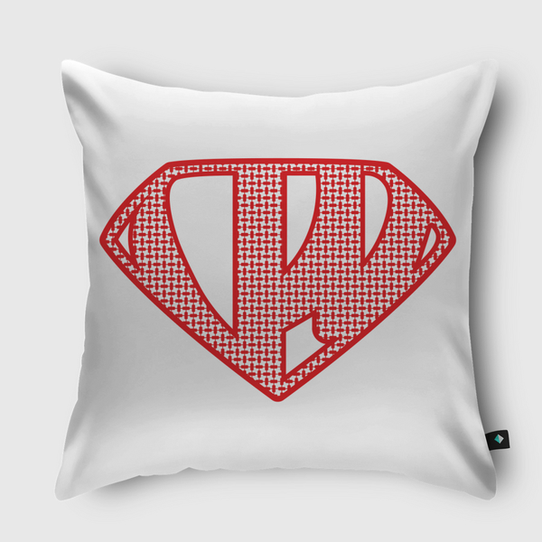 SUPER SAUDI Throw Pillow