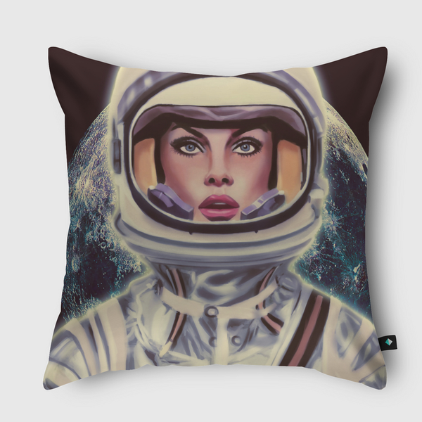 Le Cosmonaute Throw Pillow