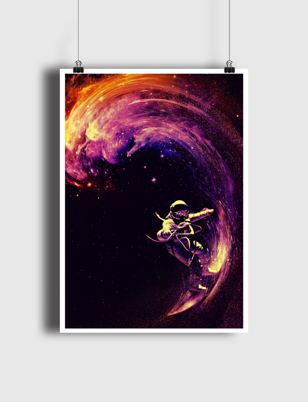 Space Surfing Poster