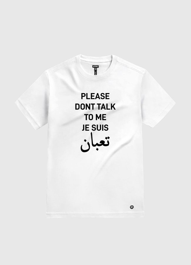 je suis ta3ban (black) - White Gold T-Shirt