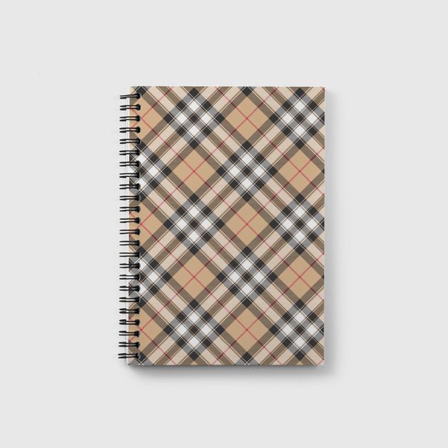 Rich Checked Clothes - Notebook