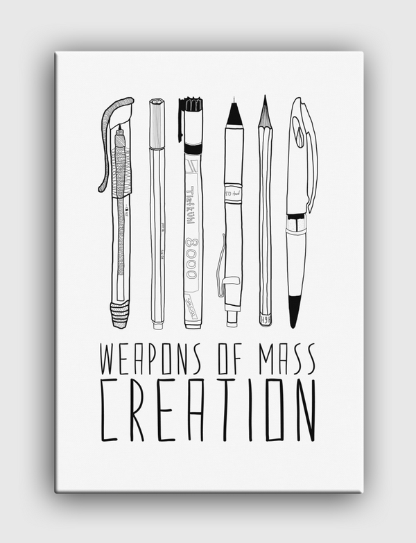 Weapons Of Mass Creation Canvas