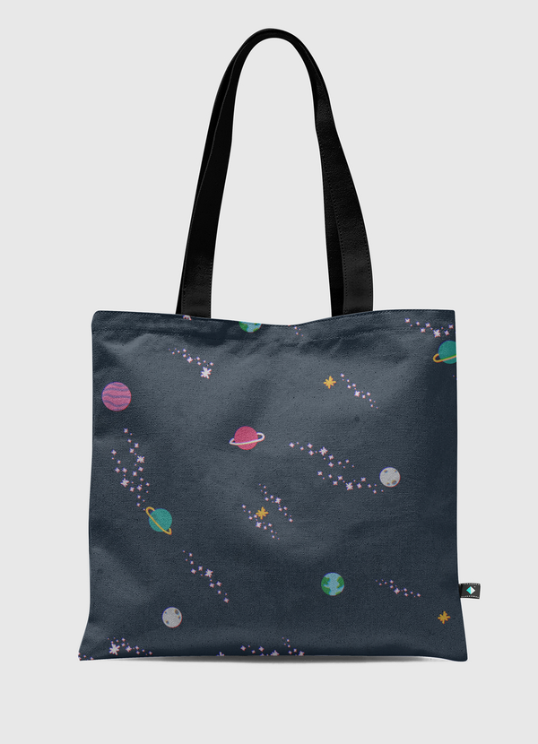 Lost in Space Pattern Tote Bag