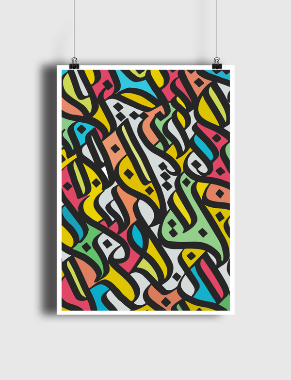 Colorful thoughts Poster