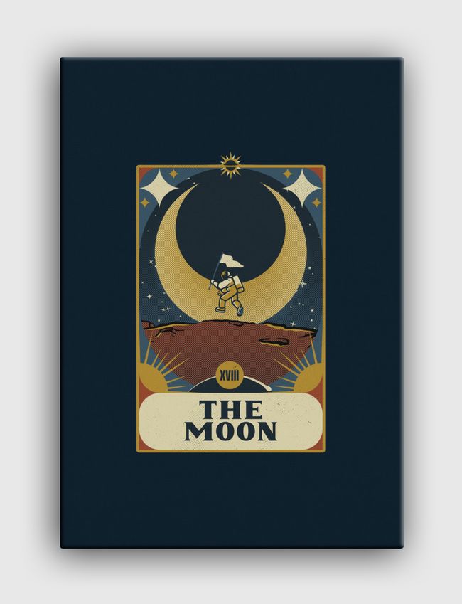 Astronaut Tarot Moon - Canvas
