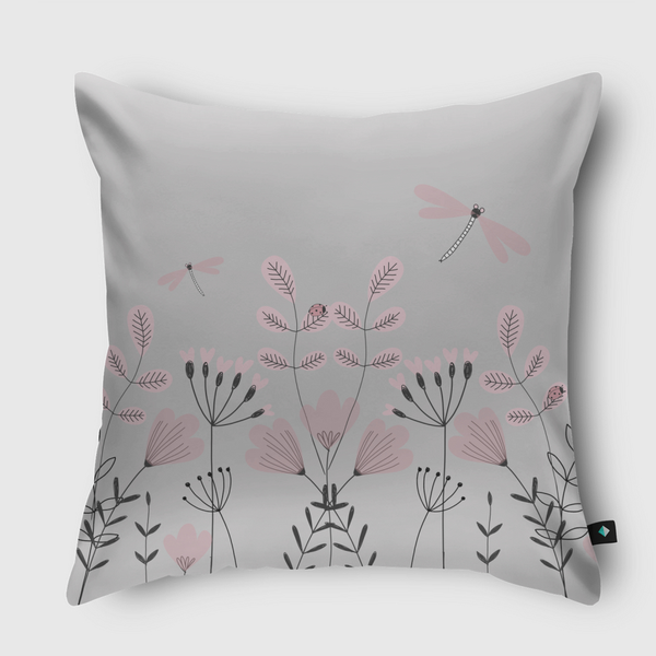 Flower Throw Pillow