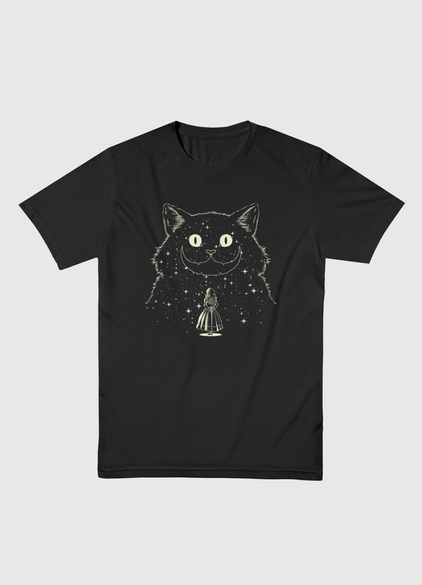 Alice Star Night Cat Men Basic T-Shirt