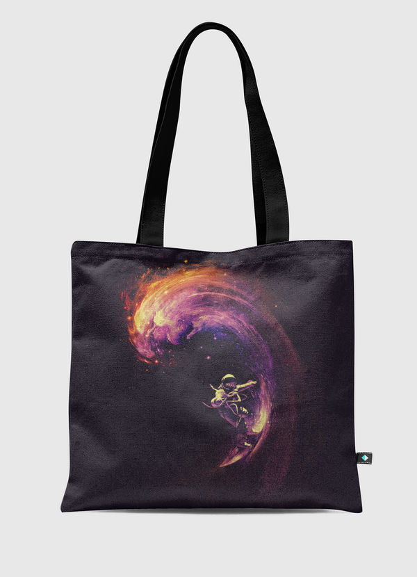 Space Surfing Tote Bag
