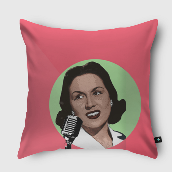 ليلى مراد Throw Pillow