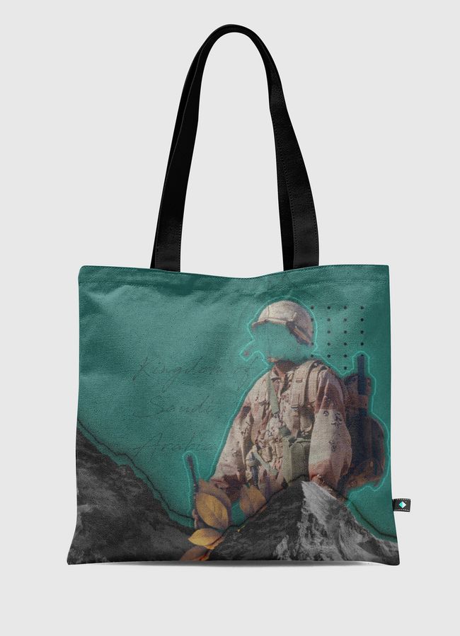SAUDI SOLDIER . - Tote Bag