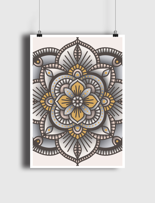 Mandala Pattern 026 Poster