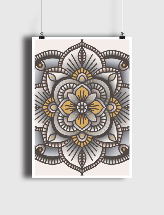 Mandala Pattern 026 - Poster