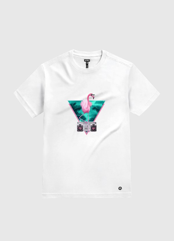 Miami flamingo White Gold T-Shirt