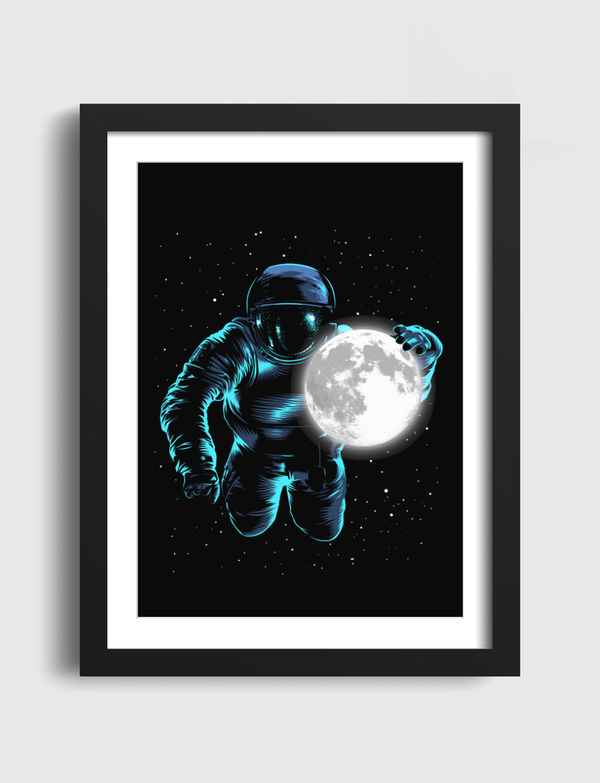 Astronaut Moon Artframe