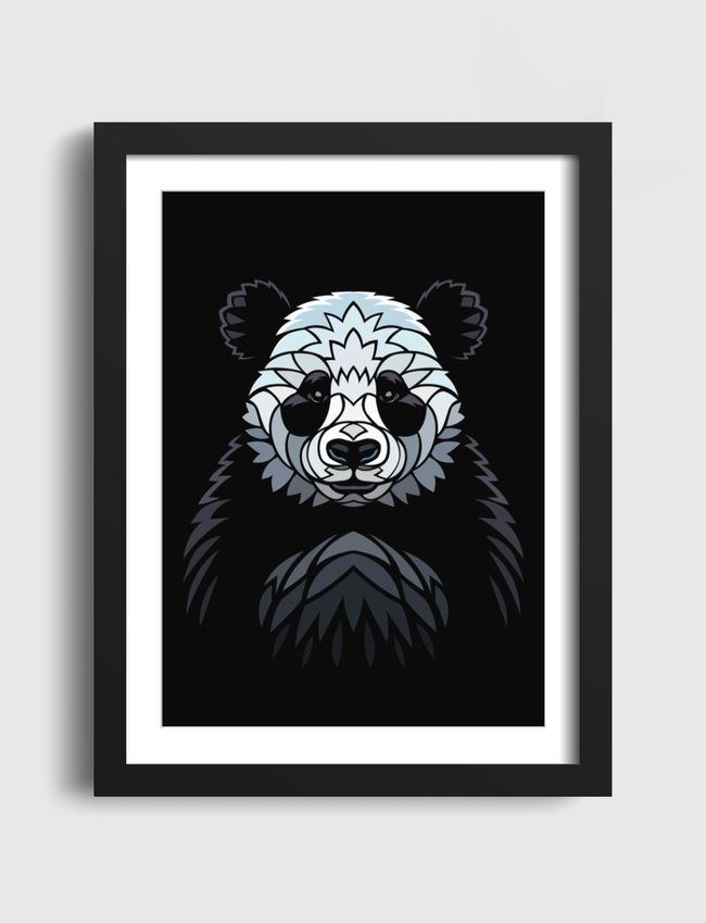 Tribal frontal panda - Artframe