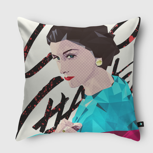 Mademoiselle Coco Throw Pillow