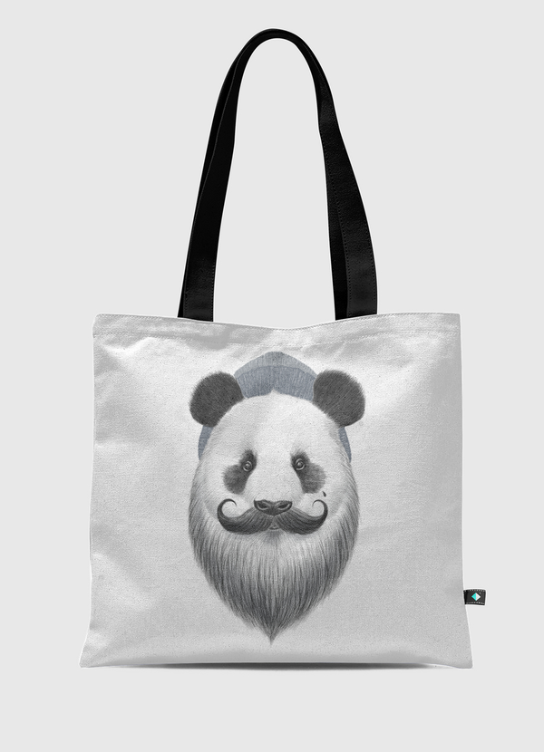 Bearded panda Tote Bag