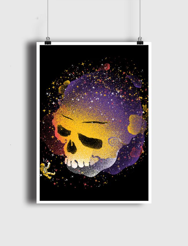 Skull Galaxy - Poster