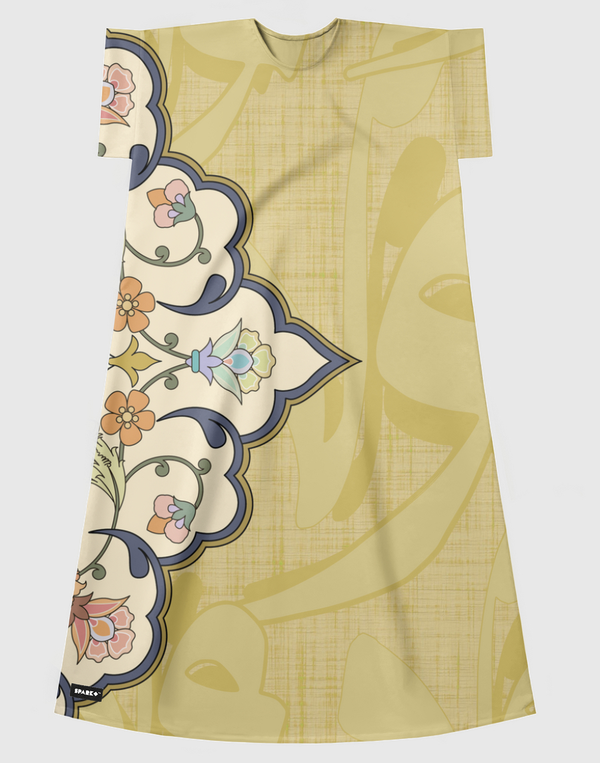 Ornament Short Sleeve Dress