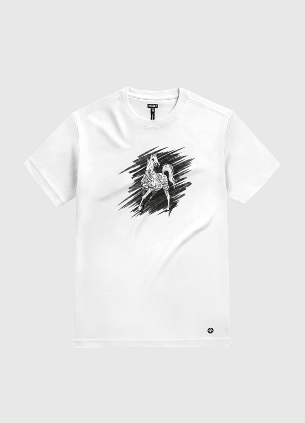 Horse III White Gold T-Shirt