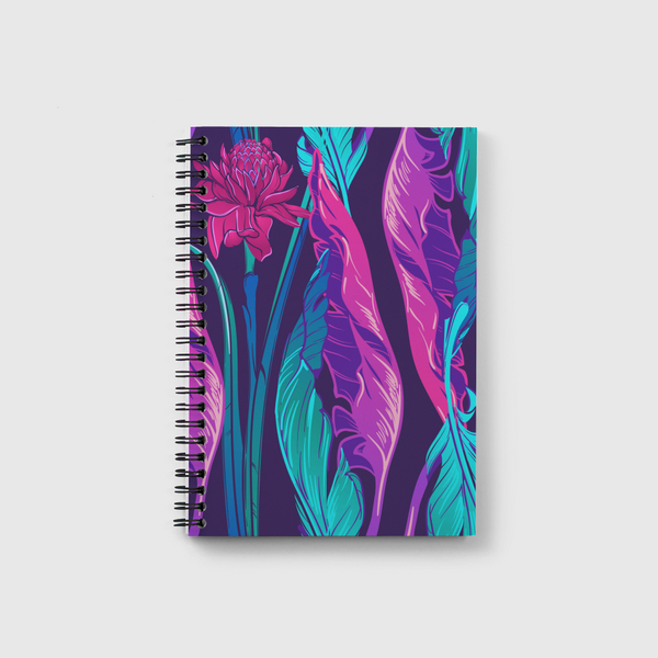 Floral Feathers Designs Notebook