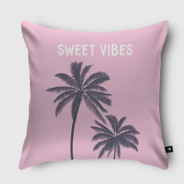 Sweet vibes Throw Pillow