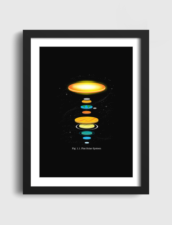 Flat Solar System Artframe